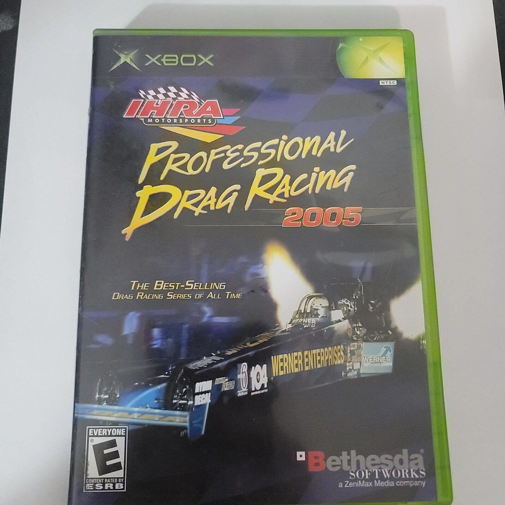 IHRA Professional Drag Racing 2005 Microsoft Xbox With Manual Tested